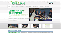 Desktop Screenshot of greenhousebd.com