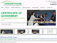 Tablet Screenshot of greenhousebd.com